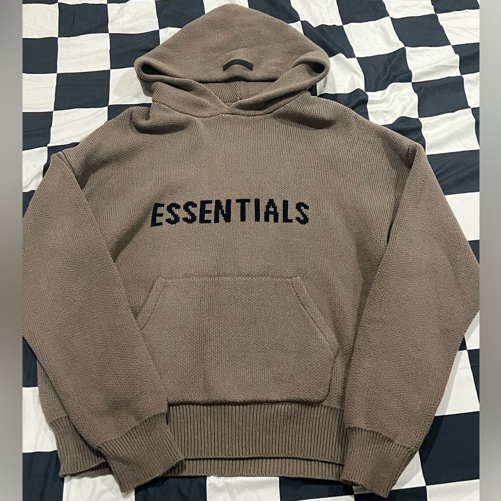 Harvest Fear Of God Essentials Knit Pullover Hoodie